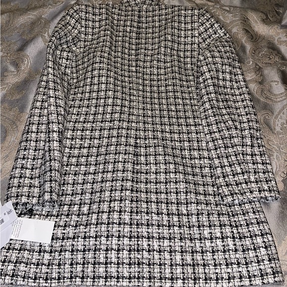 NEW Calvin Klein Petite Open Front Tweed Jacket - Picture 3 of 11
